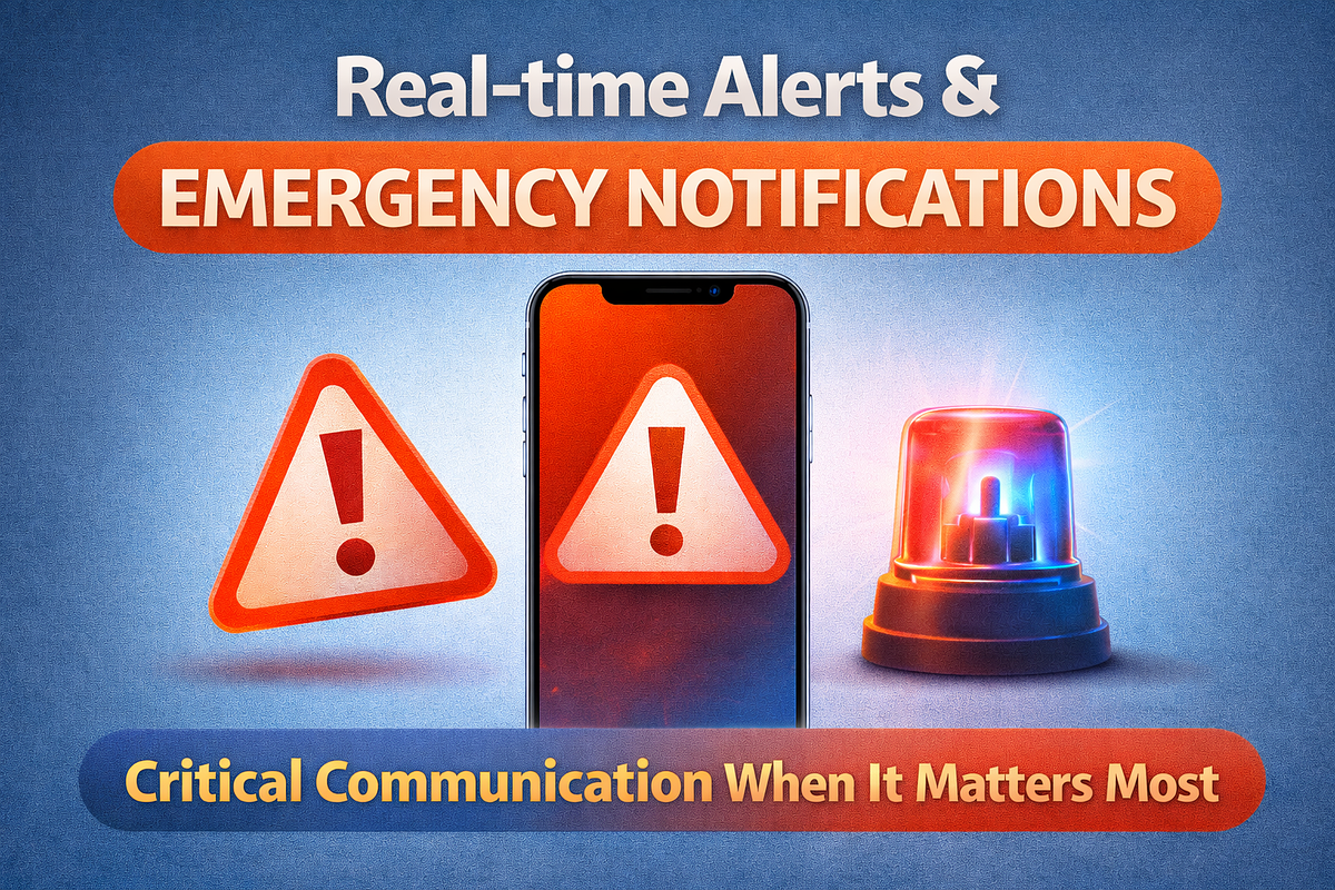Real-time Alerts & Emergency Notifications: Critical Communication When It Matters Most