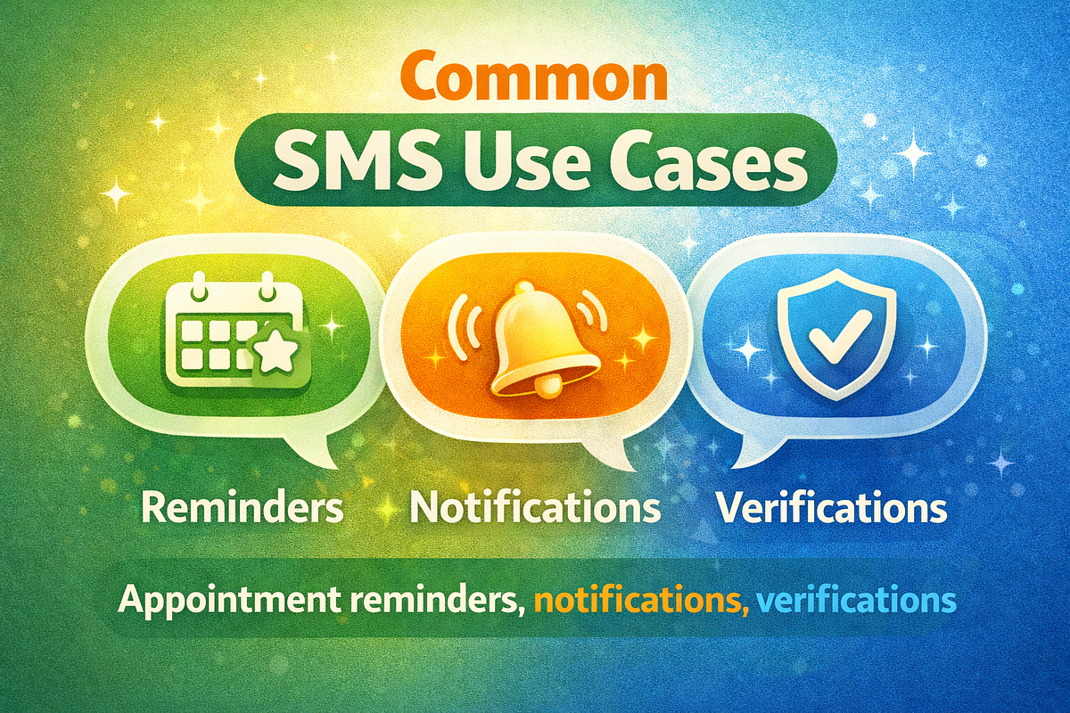 Common SMS Use Cases: Appointment Reminders, Notifications & Verifications