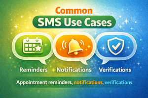 Common SMS Use Cases: Appointment Reminders, Notifications & Verifications