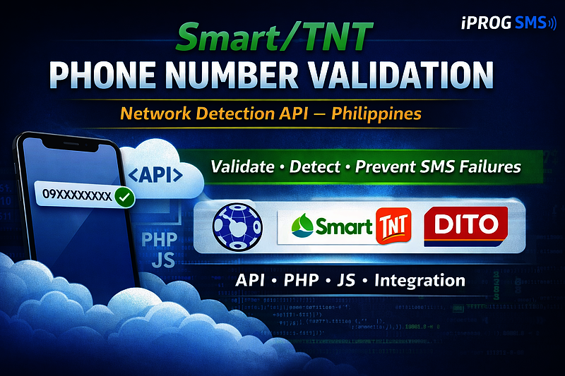 New Feature: Smart/TNT Phone Number Validation & Network Detection