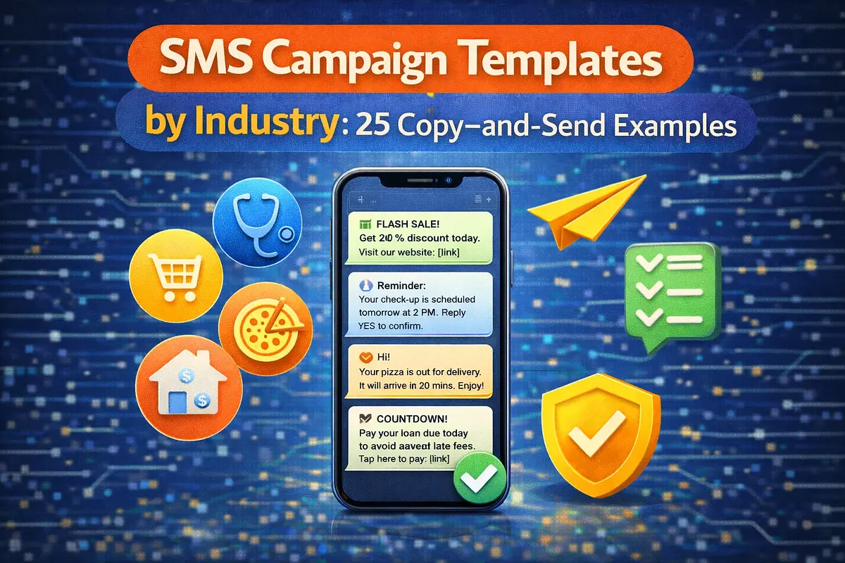 SMS Campaign Templates by Industry: 25 Copy-and-Send Examples