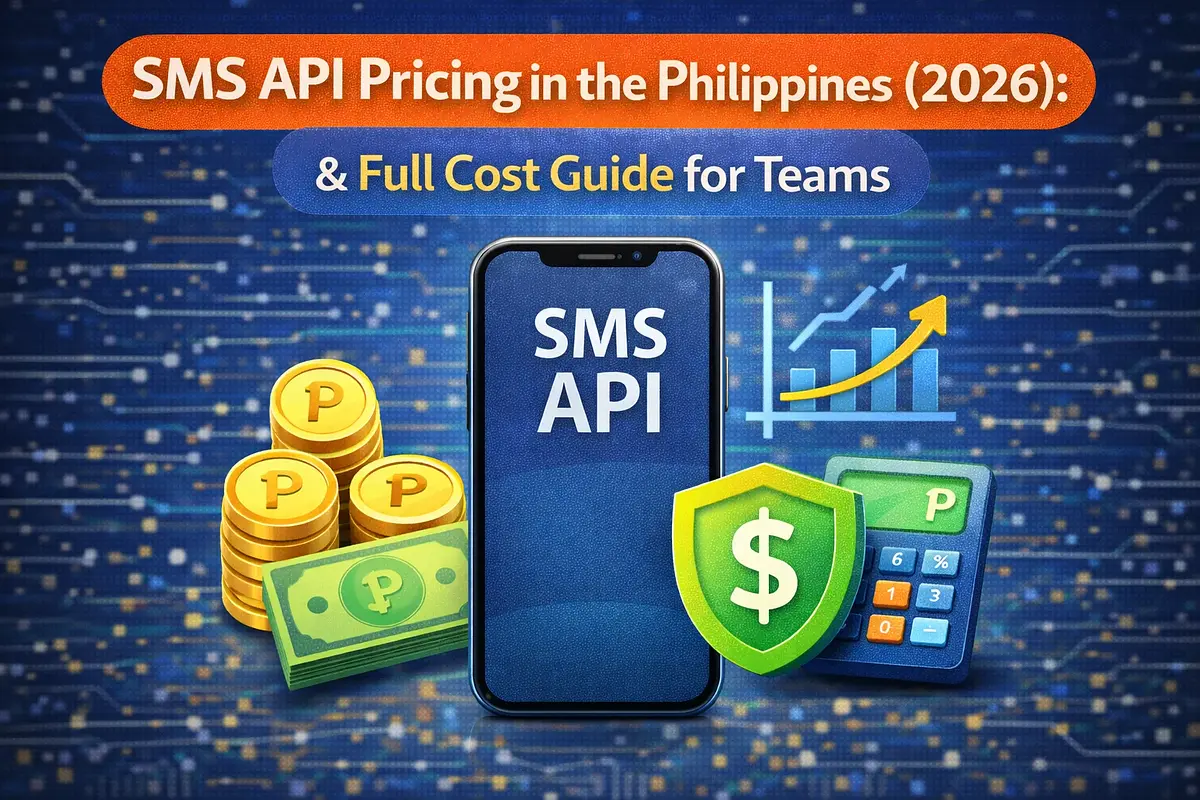 SMS API Pricing in the Philippines (2026): Full Cost Guide for Teams